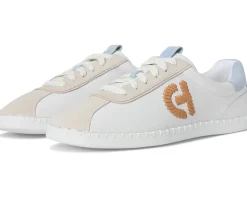 Cole Haan Grandpro Acelia Sneakers White/Silver Birsuede/Skyway Suede Discount