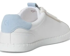 Cole Haan Grandpro Acelia Sneakers White/Silver Birsuede/Skyway Suede Discount
