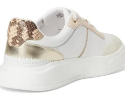 Cole Haan Grandpro Carissa Sneakers White/Silver Birchsuede/Soft Gold