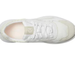 Cole Haan Grandpro Eleeana Runners White Leather/Silver Birchsuede