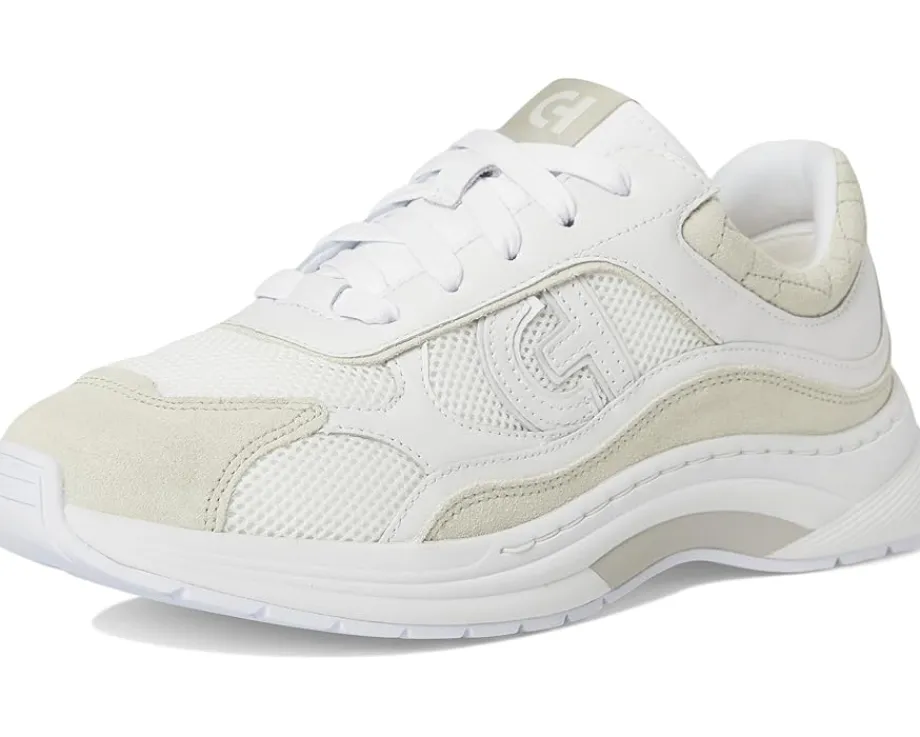 Cole Haan Grandpro Eleeana Runners White Leather/Silver Birchsuede