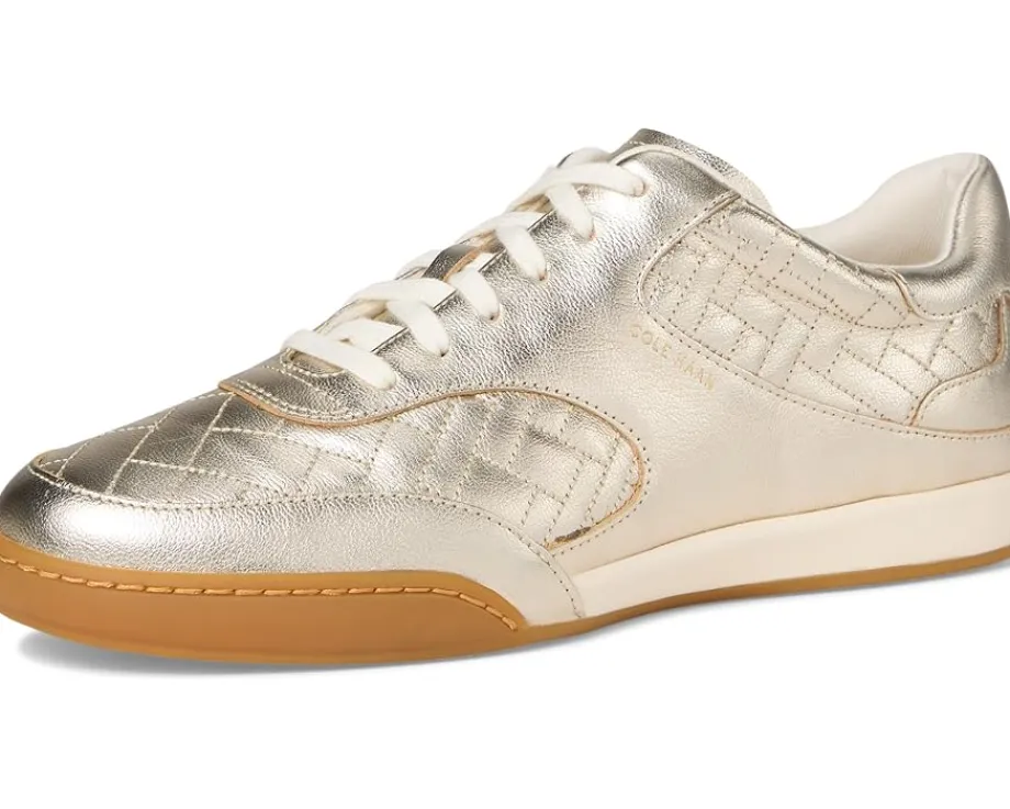 Cole Haan GrandPro Jazlyn Sneakers Soft Gold Leather Outlet