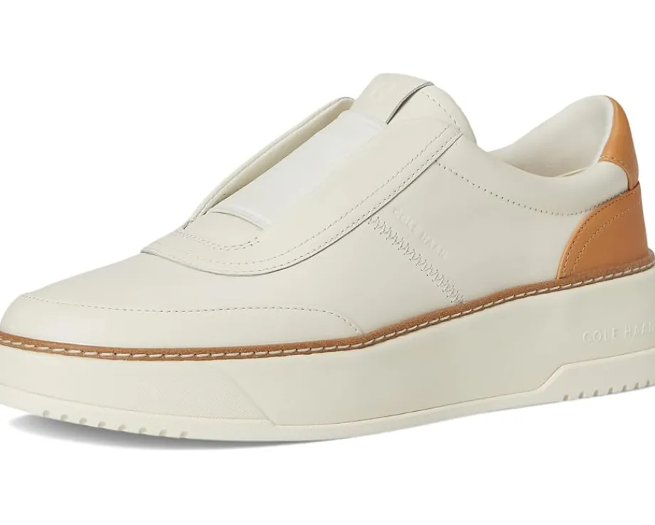Cole Haan Grandpro Maxfield Slip-On Sneakers Ivory/Biscuit