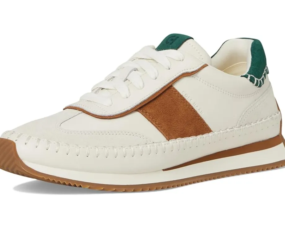 Cole Haan Grandpro Premier Runners Ivory/Tobacco Suede Sale