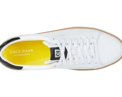 Cole Haan Grandpro Topspin Sneaker Ivory/Black Leather