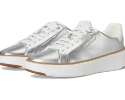 Cole Haan Grandpro Topspin Sneaker Silver Talca/Optic White Clearance