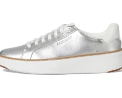 Cole Haan Grandpro Topspin Sneaker Silver Talca/Optic White Clearance