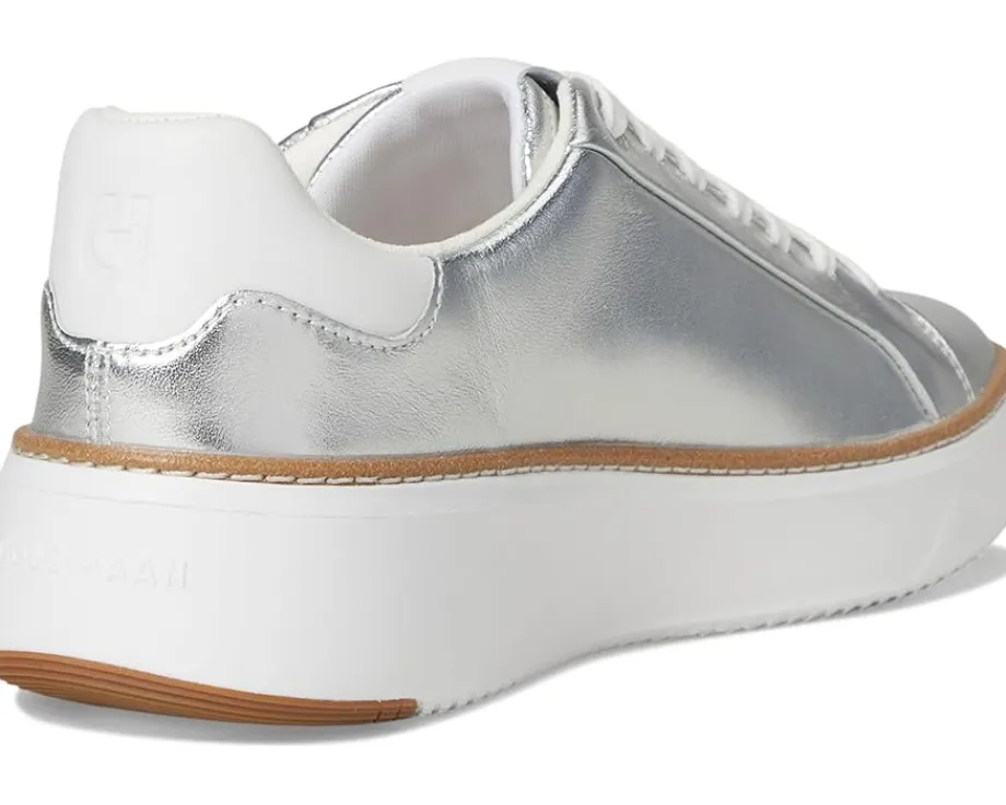 Cole Haan Grandpro Topspin Sneaker Silver Talca/Optic White Clearance