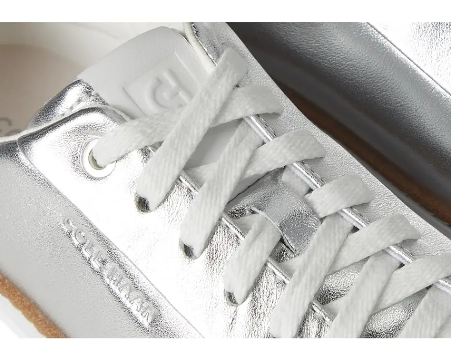 Cole Haan Grandpro Topspin Sneaker Silver Talca/Optic White Clearance