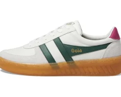 Gola Grandslam Elite White/Evrgrn/Hot Fuschia/Gum Clearance