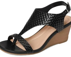 Kenneth Cole Reaction Greatly Thong Black Woven Outlet