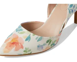 Bandolino Grenow D’Orsay Pump Peach Dreamy Floral Multi Hot