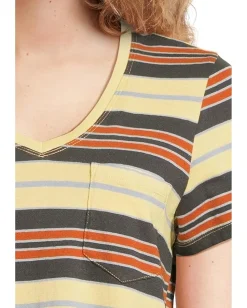 Women Toad&Co Grom V Neck Short Sleeve Shirt