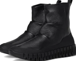 ECCO Gruuv Pull On Mid Fashion Boot Black/Black