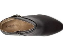 LifeStride Guild 3 Zip Short Boots Dark Chocolate Outlet