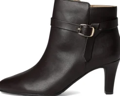 LifeStride Guild 3 Zip Short Boots Dark Chocolate Outlet