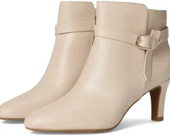 LifeStride Guild 3 Zip Short Boots Almond Milk Discount