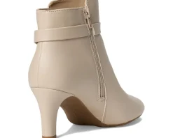 LifeStride Guild 3 Zip Short Boots Almond Milk Discount