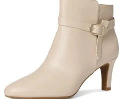 LifeStride Guild 3 Zip Short Boots Almond Milk Discount