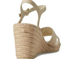 Vince Gwen Espadrille Sandals Moonlight White Leather Sale