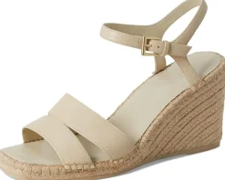 Vince Gwen Espadrille Sandals Moonlight White Leather Sale