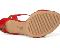 Women Lauren Ralph Lauren Gwen Nappa Leather Sandals