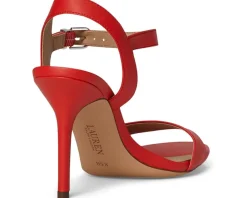 Women Lauren Ralph Lauren Gwen Nappa Leather Sandals