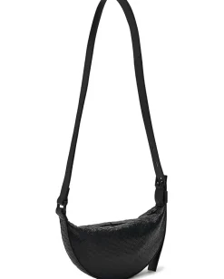 AllSaints Half Moon Snake Xbody Black Online