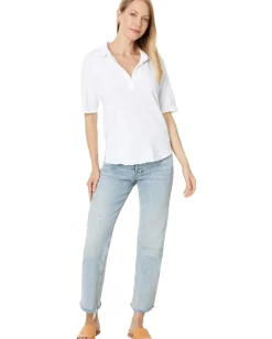 Women Mod-o-doc Half Sleeve Easy Polo Tee