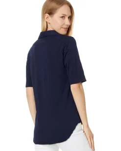 Mod-o-doc Half Sleeve Easy Polo Tee Navy Licorice Best