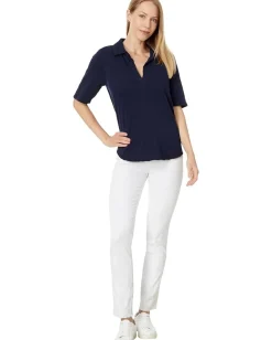 Mod-o-doc Half Sleeve Easy Polo Tee Navy Licorice Best