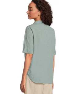 Mod-o-doc Half Sleeve Polo Tee Gris Mist Sale