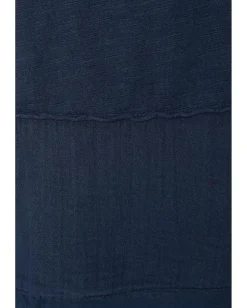 Women Mod-o-doc Half Sleeve V-neck Mix Media Top