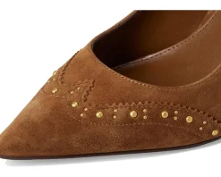 Vince Camuto Hally Studded Cut-out Pump Burnt Sugar Best