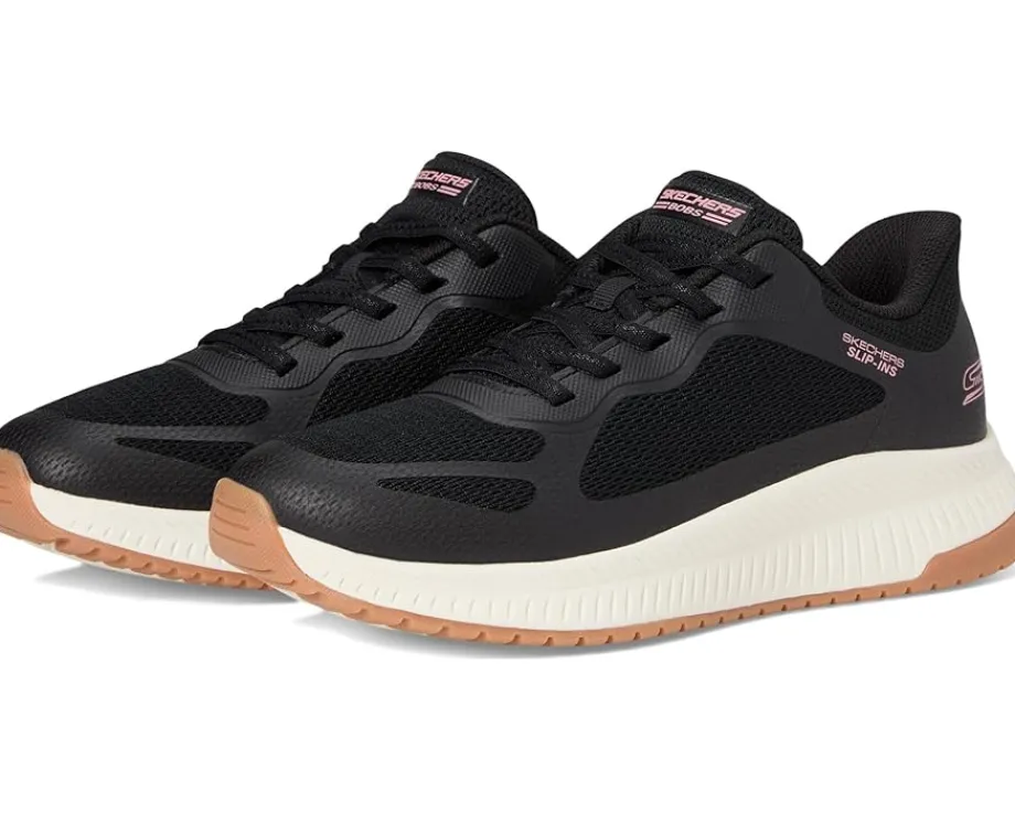 BOBS from SKECHERS Hands Free Slip-Ins Bobs Squad 4 - Staple Look Black Outlet