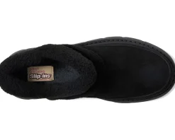 BOBS from SKECHERS Hands Free Slip-Ins Keepsakes Lite Bootie Black/Black New