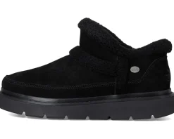 BOBS from SKECHERS Hands Free Slip-Ins Keepsakes Lite Bootie Black/Black New