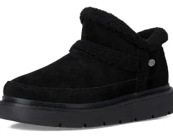 BOBS from SKECHERS Hands Free Slip-Ins Keepsakes Lite Bootie Black/Black New