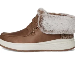 BOBS from SKECHERS Hands Free Slip-ins Skip Cute Wave - Fur Fancies Brown Online