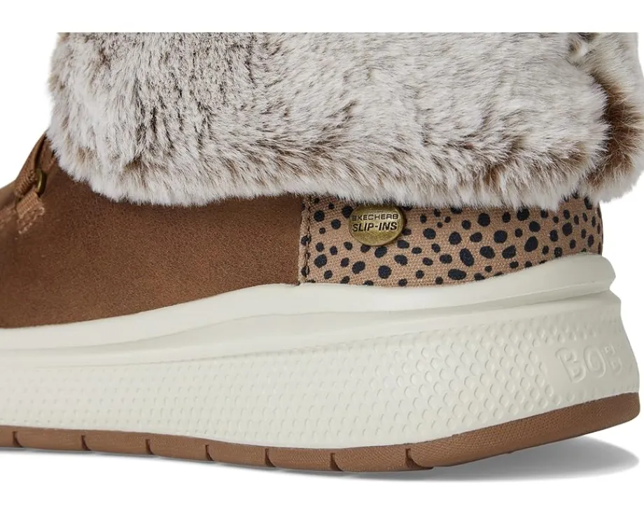 BOBS from SKECHERS Hands Free Slip-ins Skip Cute Wave - Fur Fancies Brown Online