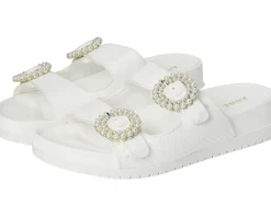 Anne Klein Happy White Raffia Hot