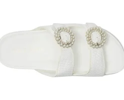 Anne Klein Happy White Raffia Hot