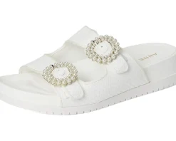 Anne Klein Happy White Raffia Hot