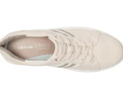 LifeStride Happy Friday Oxfords Beige Clearance