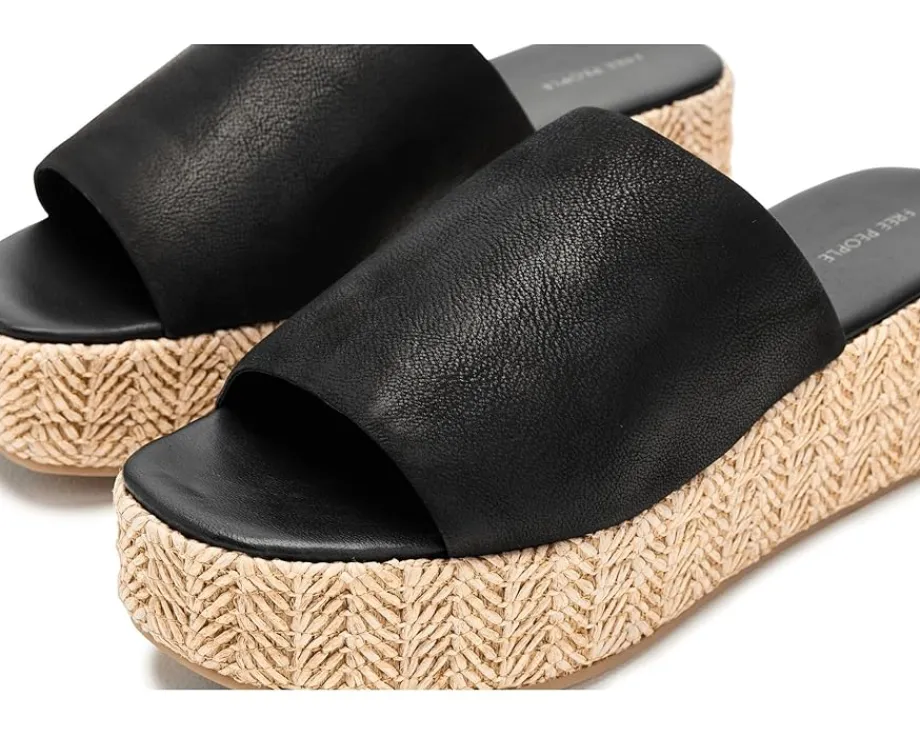 Women Free People Harbor Raffia Flatform