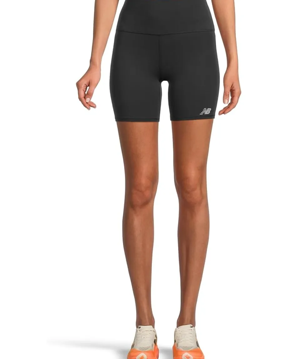 New Balance Harmony High-Rise Shorts 6" Black