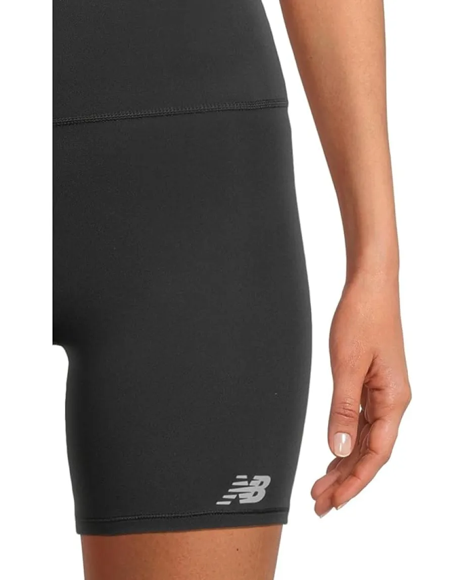 New Balance Harmony High-Rise Shorts 6" Black