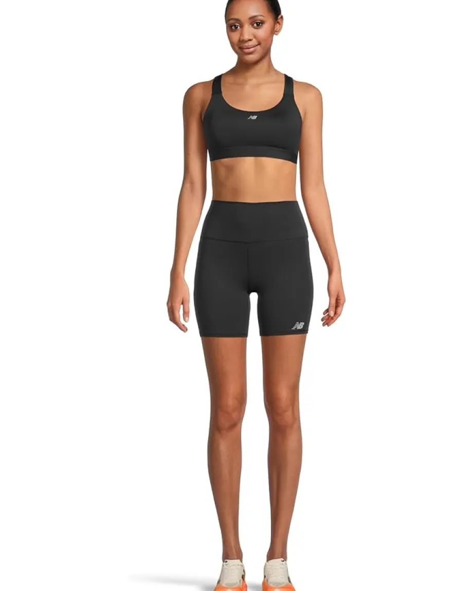 New Balance Harmony High-Rise Shorts 6" Black