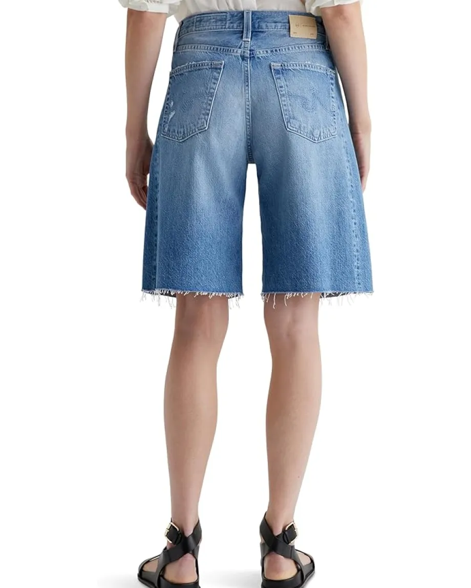 AG Jeans Hattie High Rise Barrel Shorts 17 Years Divergent Hot