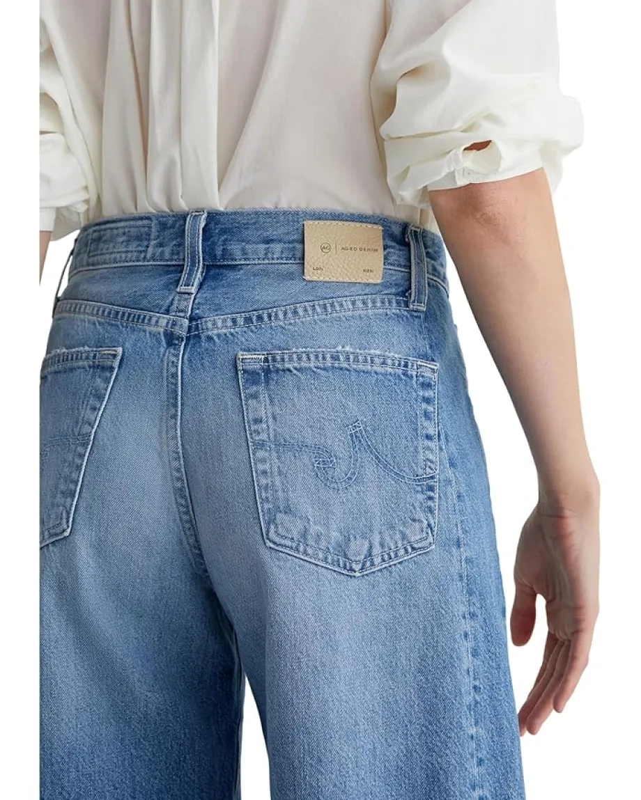 AG Jeans Hattie High Rise Barrel Shorts 17 Years Divergent Hot